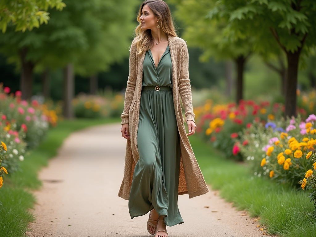 creditegorj.ro | Cum să creezi un look elegant cu o rochie maxi și un cardigan din lână